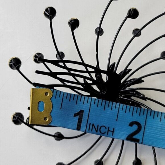 Bridal Hair Pins Black Crystal HairComb Hair Accessories Jewelry - Picture 11 of 11